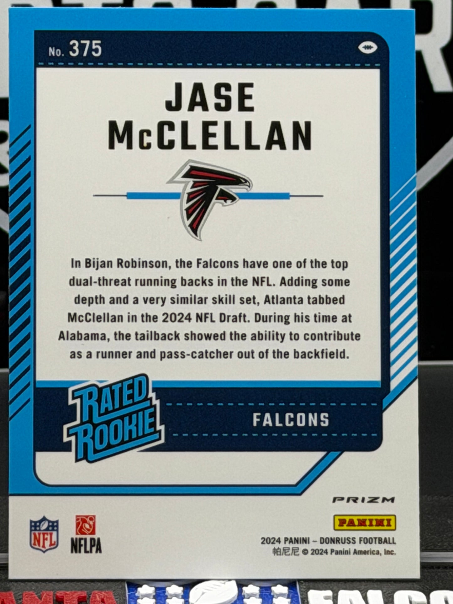 2024 Donruss Optic Jase McClellan Rated Rookie Red Pandora RC