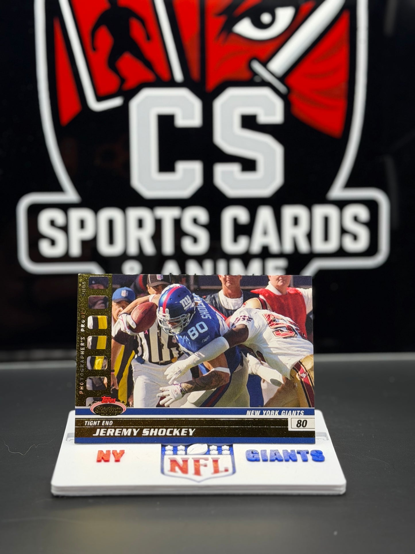 2008 Topps Stadium Club Jeremy Shockey 33/50 Giants SP