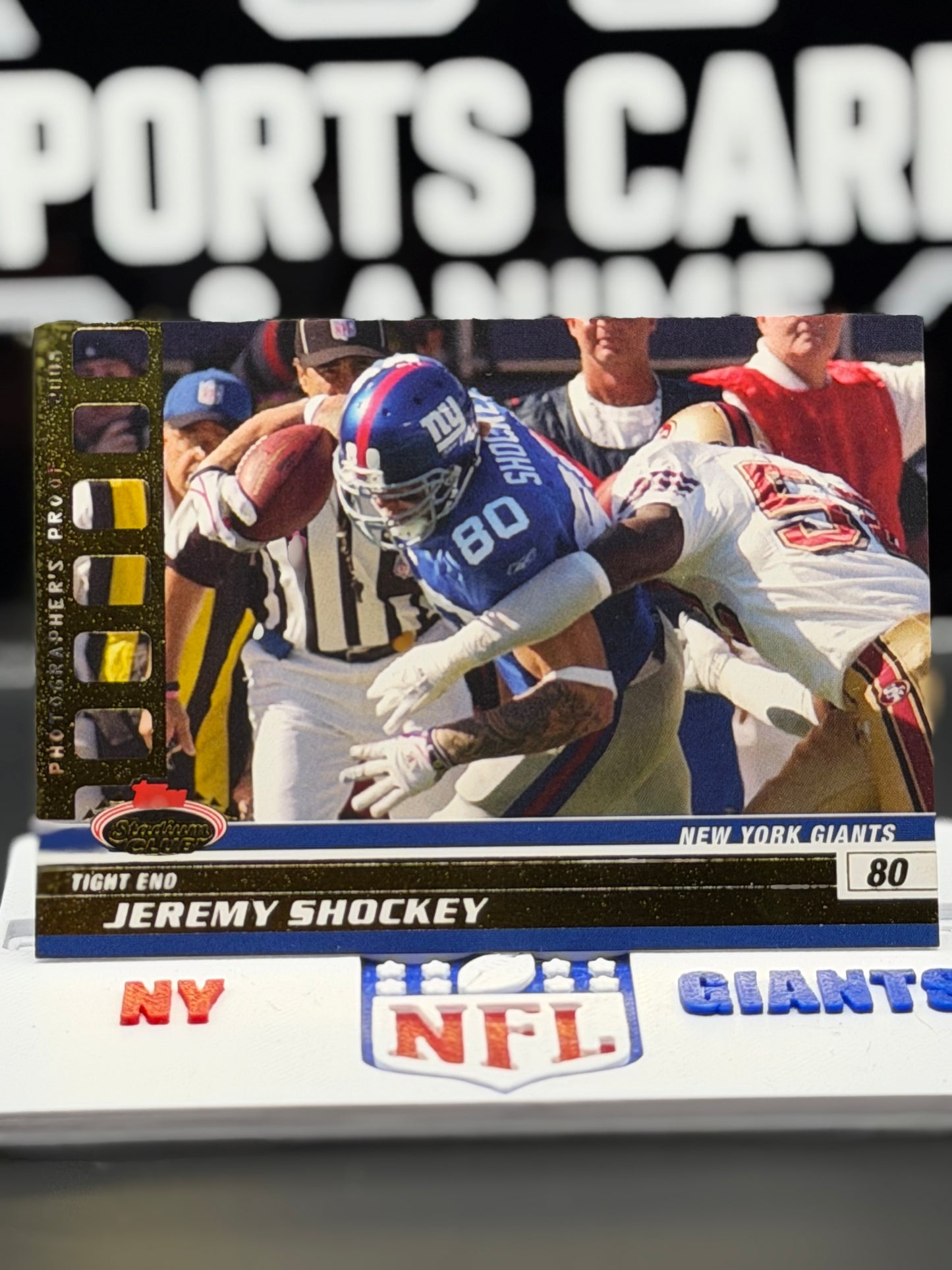 2008 Topps Stadium Club Jeremy Shockey 33/50 Giants SP