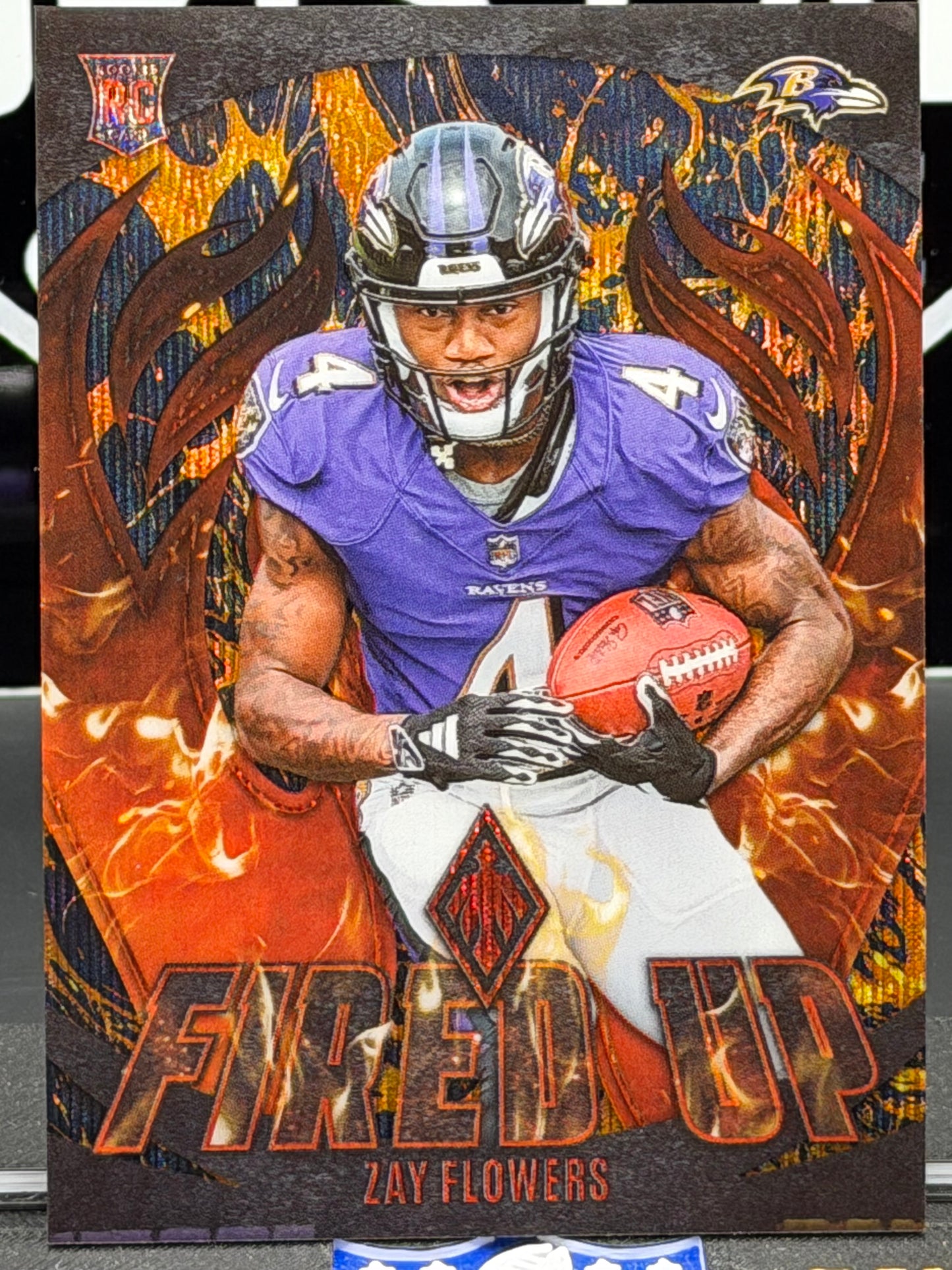 2023 Panini Phoenix Zay Flowers Fired Up RC /150 Ravens #FU-16 135/150