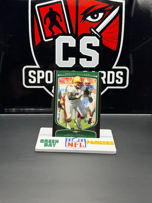 2009 Bowman Draft B.J. Raji Rookie RC #128 Boston College Green Bay Packers
