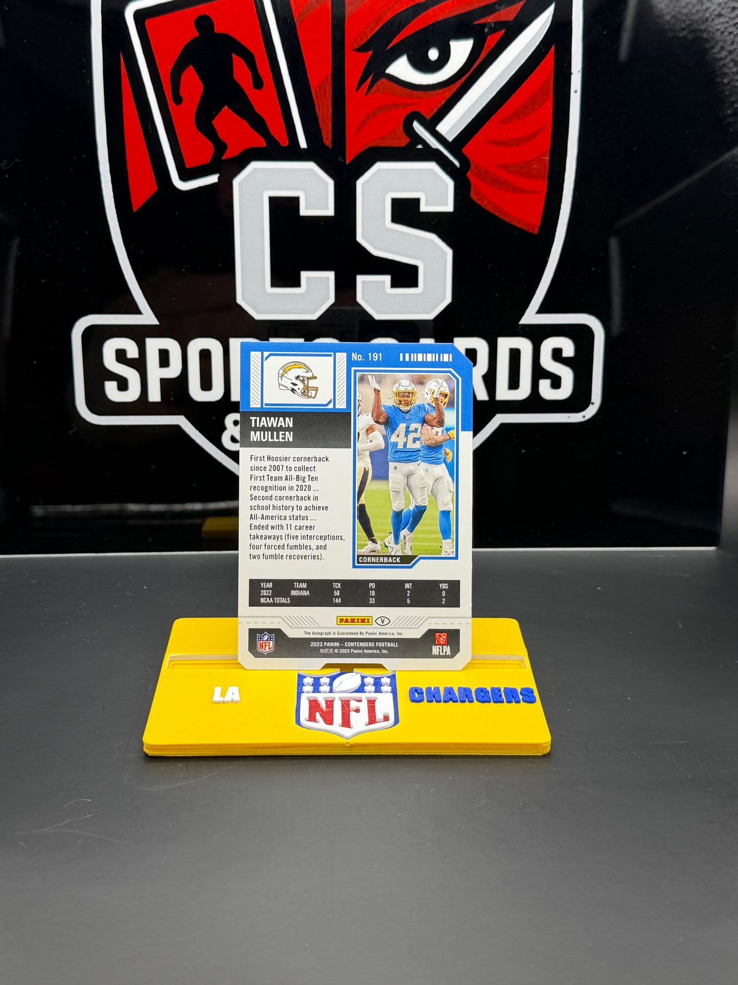 2023 Contenders Tiawan Mullen Rookie Ticket Auto VAR /42 Chargers RC 17/42