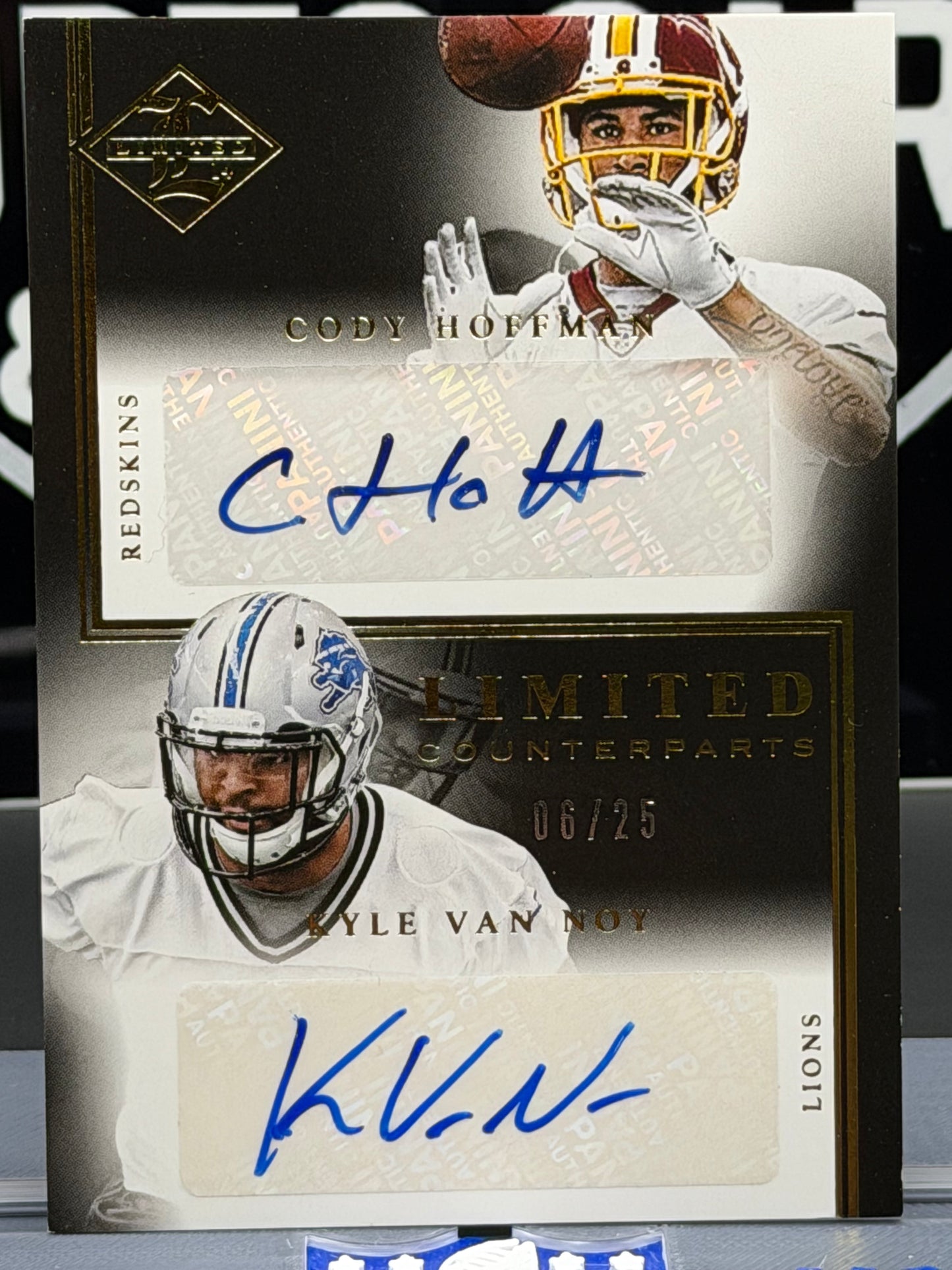 2014 Panini Limited Counterparts Auto /25 Van Noy Hoffman Dual
