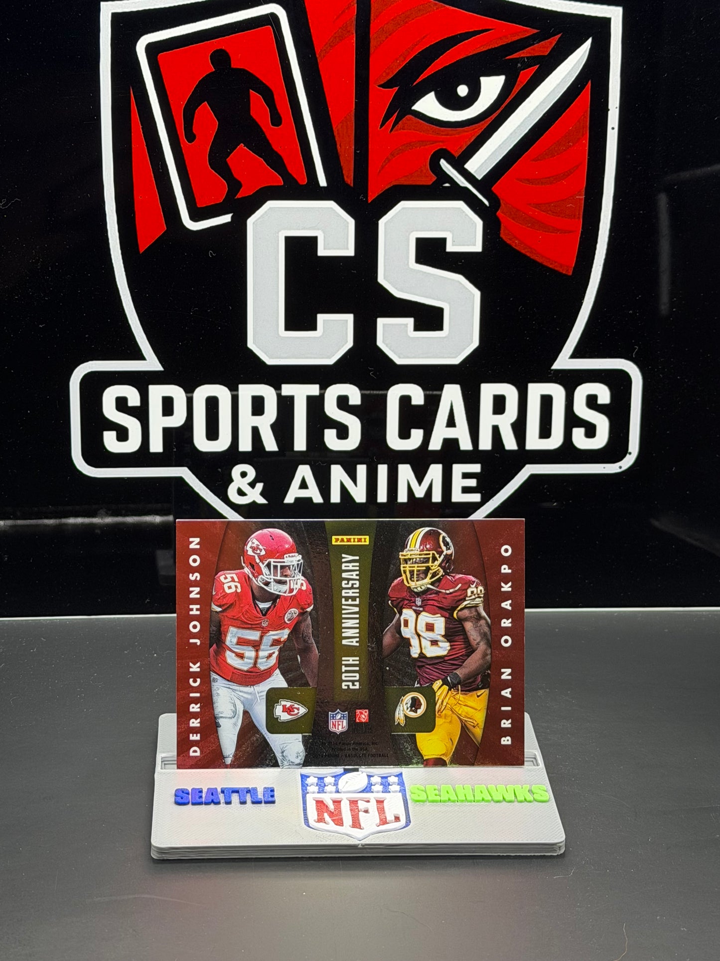 2014 Panini Absolute 20th Anniversary Jamaal Charles Earl Thomas Derrick Johnson Orakpo