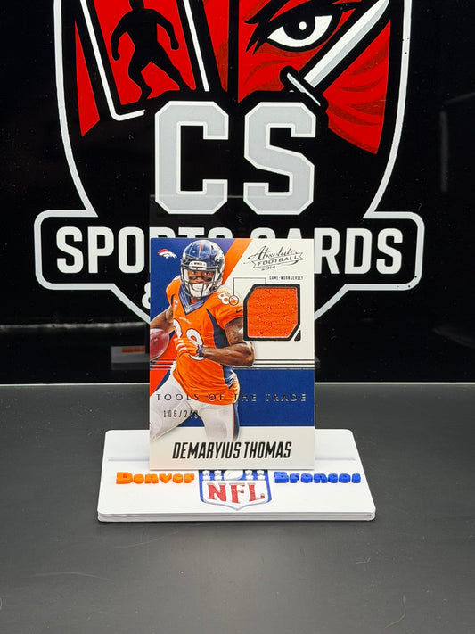 2014 Panini Absolute Tools of the Trade Demaryius Thomas Game Worn Jersey /249
