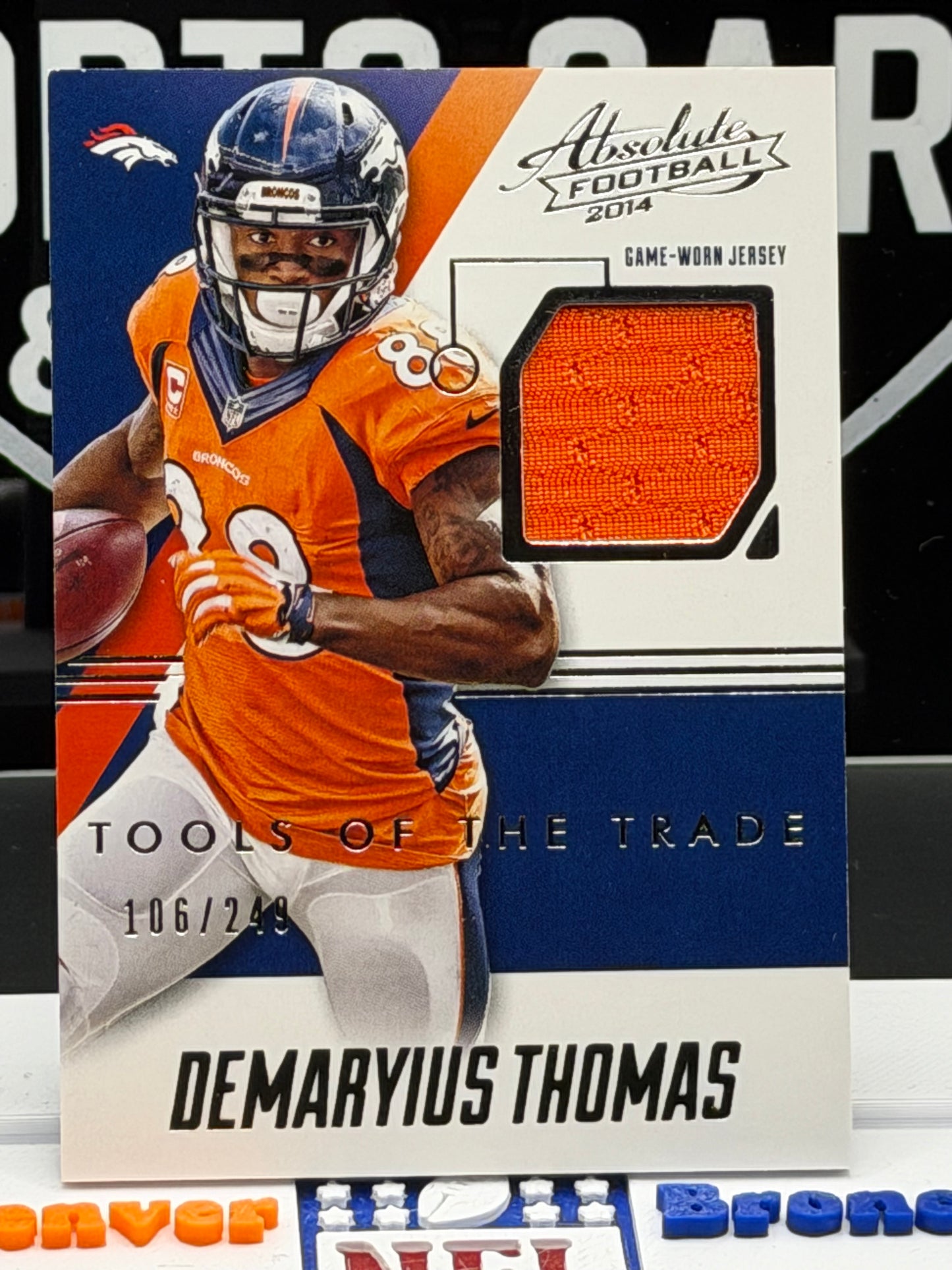 2014 Panini Absolute Tools of the Trade Demaryius Thomas Game Worn Jersey /249
