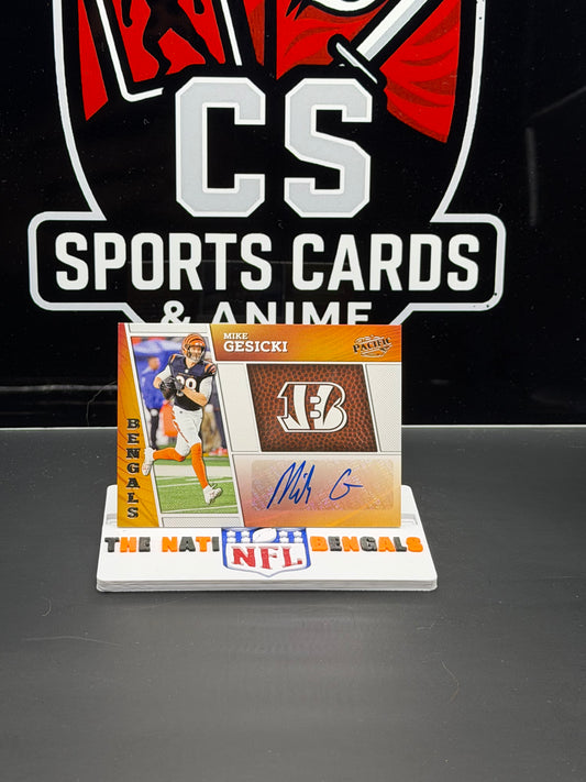 2024 Panini Encore Mike Gesicki Pacific Penmanship Auto /99 PP-MGI Bengals 68/99