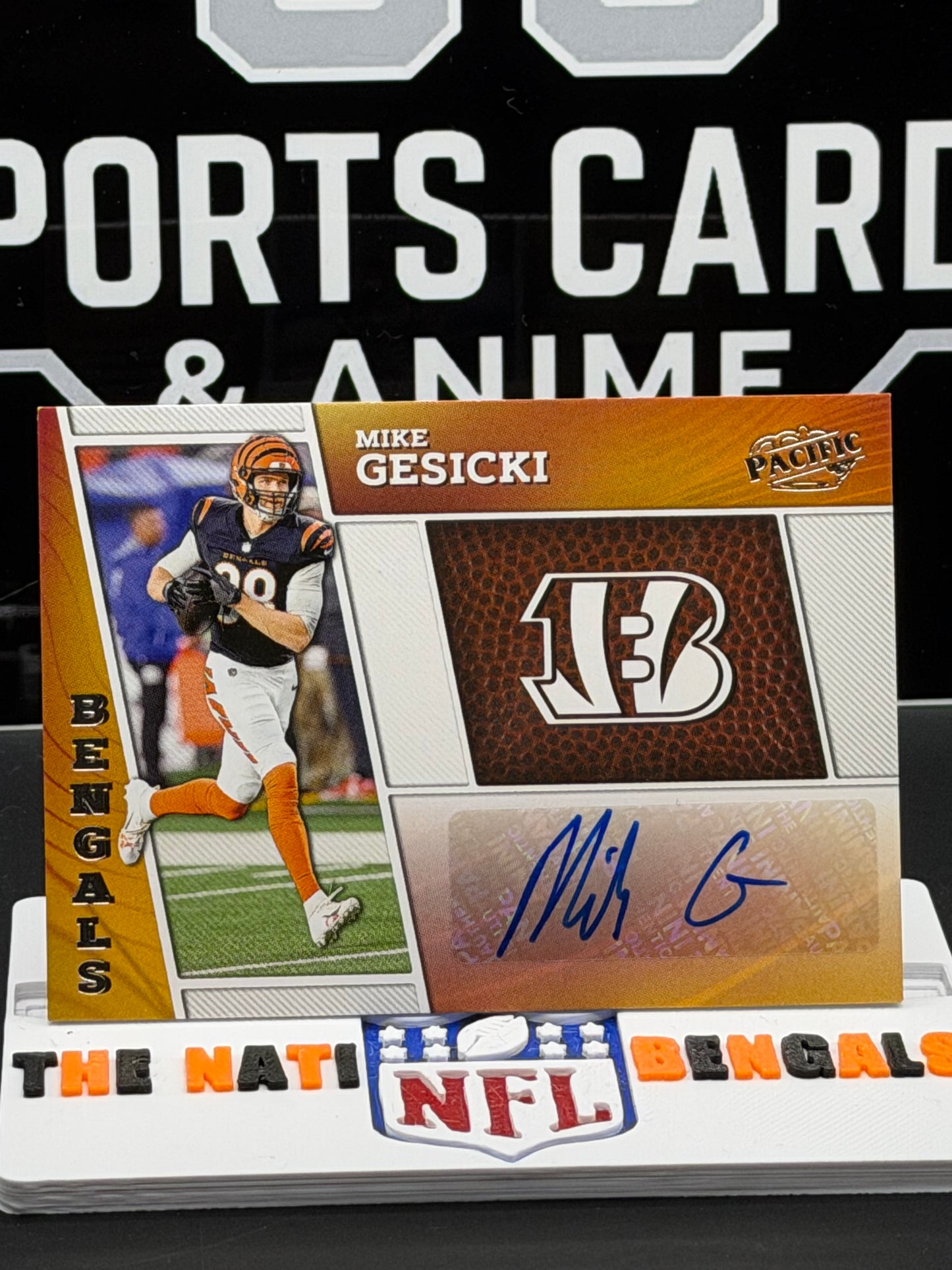 2024 Panini Encore Mike Gesicki Pacific Penmanship Auto /99 PP-MGI Bengals 68/99