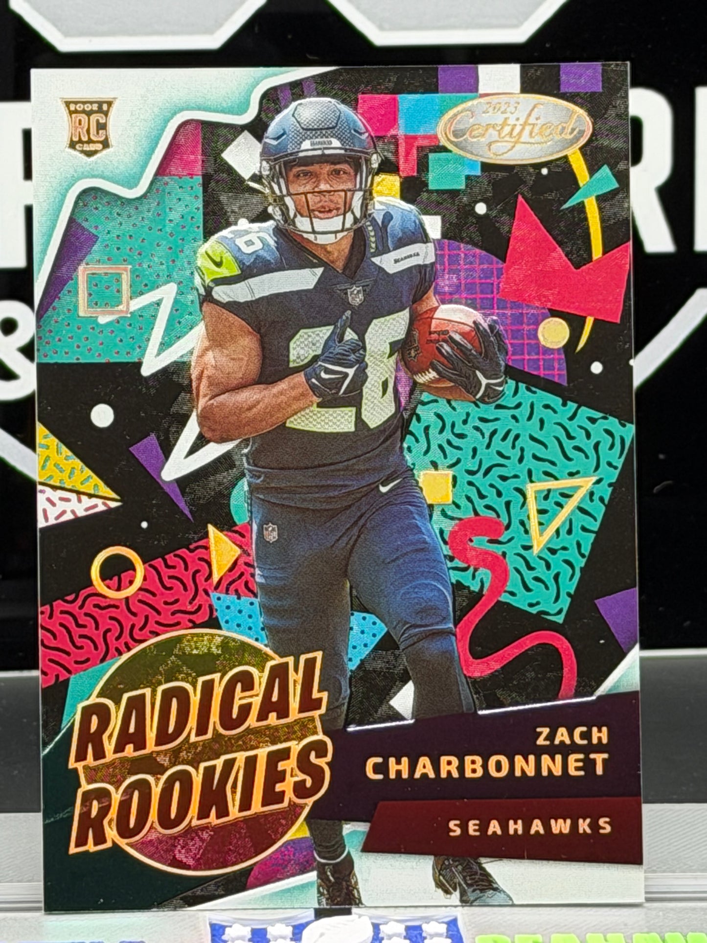 2023 Panini Certified Radical Rookies Zach Charbonnet RC RAD-15 Seahawks