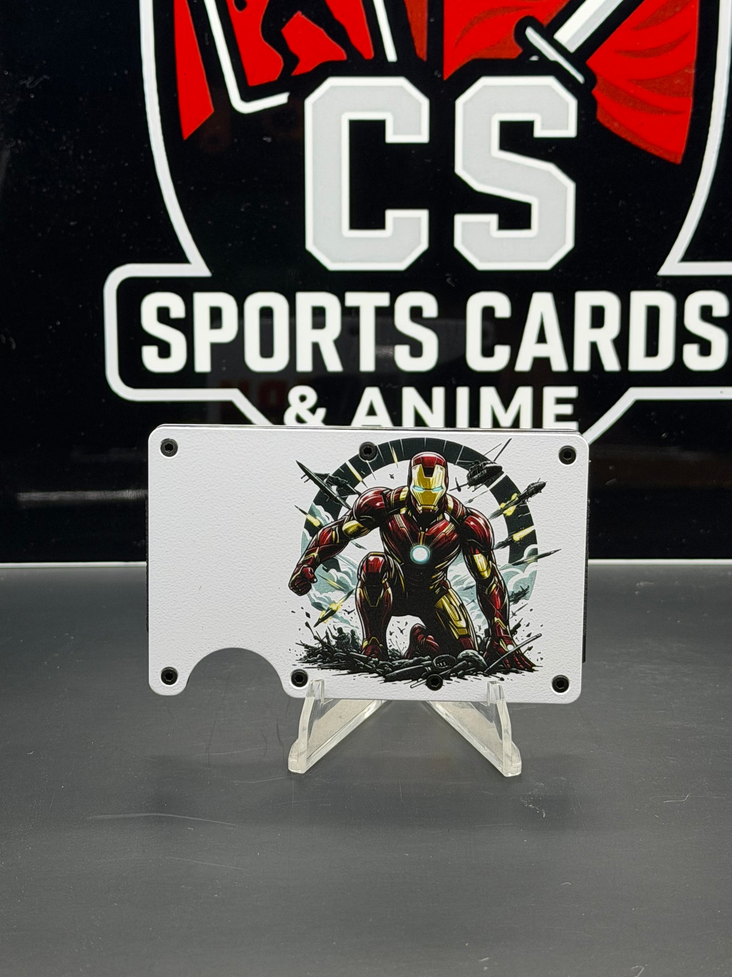 Iron Man RFID Wallet | Minimalist Metal Wallet | CS Sports & Anime