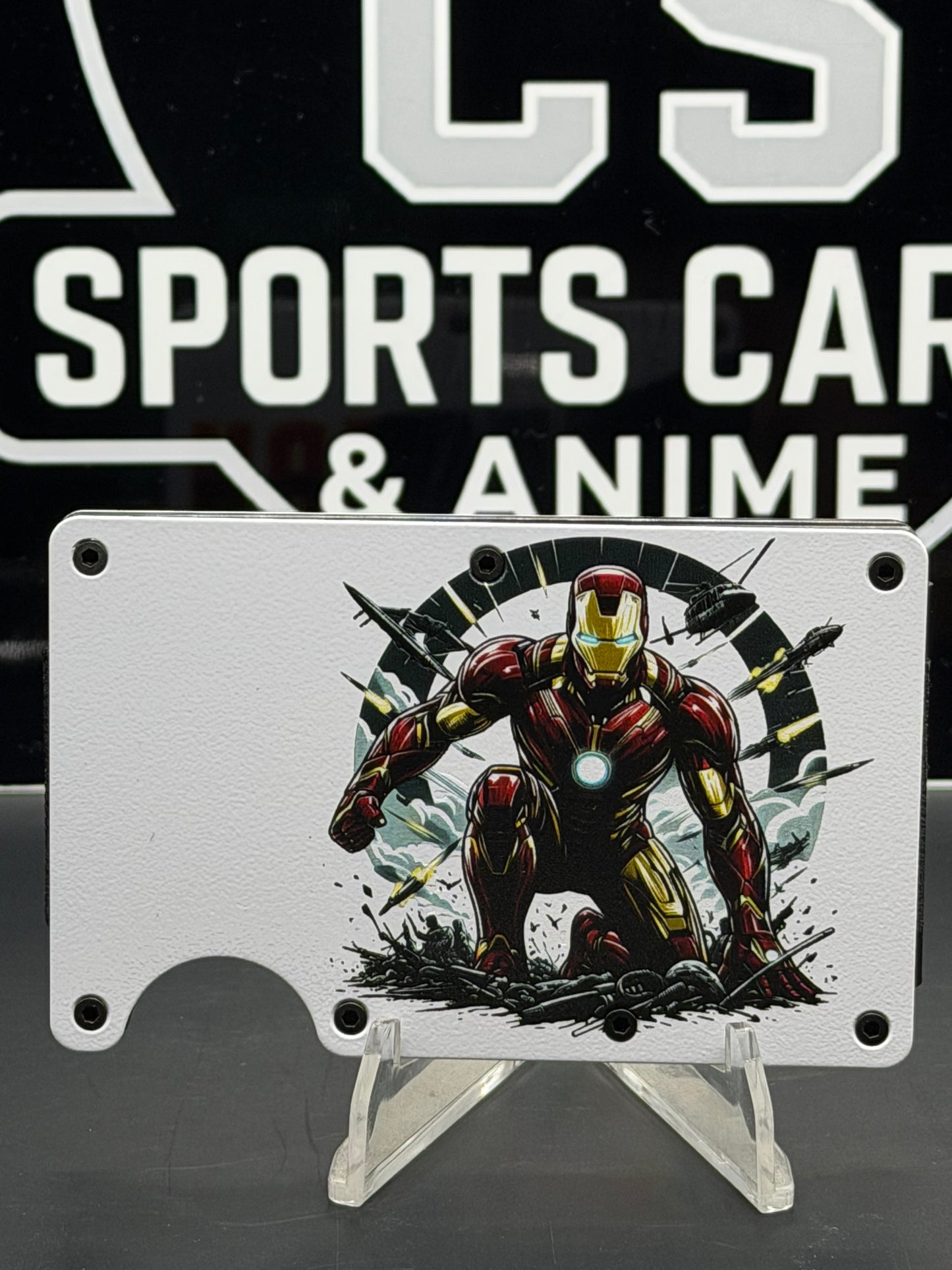 Iron Man RFID Wallet | Minimalist Metal Wallet | CS Sports & Anime