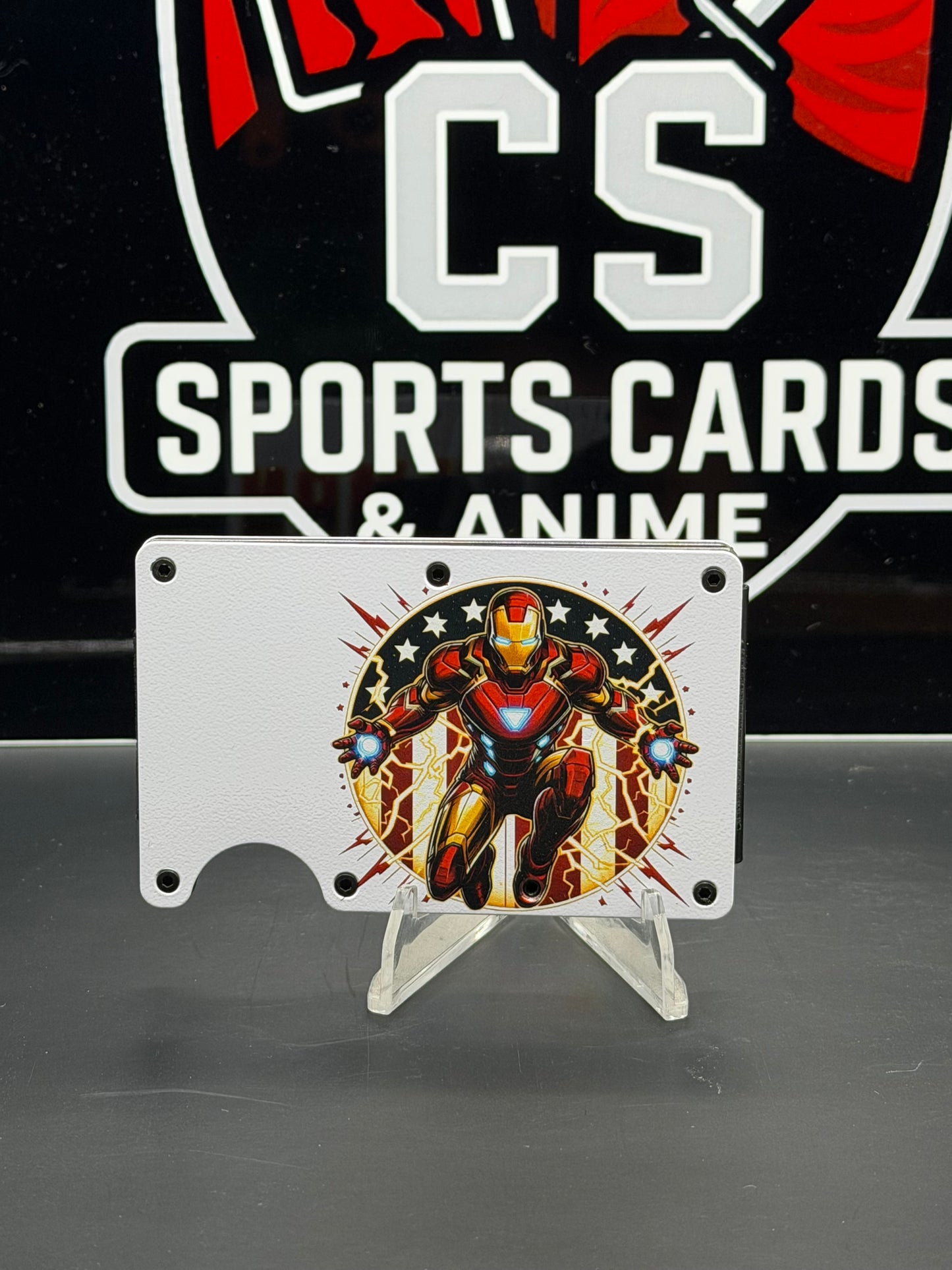 Iron Man Arc Reactor RFID Wallet | Minimalist Metal Wallet | CS Sports & Anime