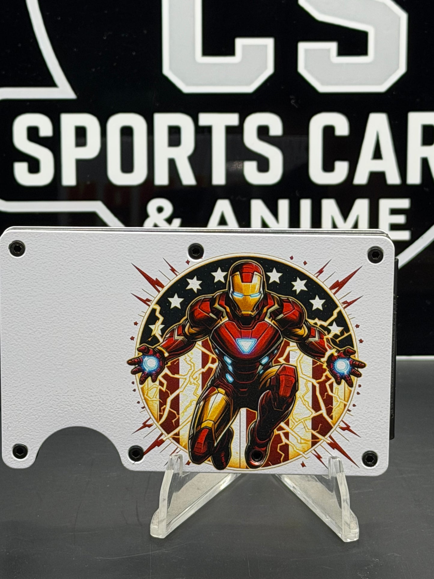 Iron Man Arc Reactor RFID Wallet | Minimalist Metal Wallet | CS Sports & Anime
