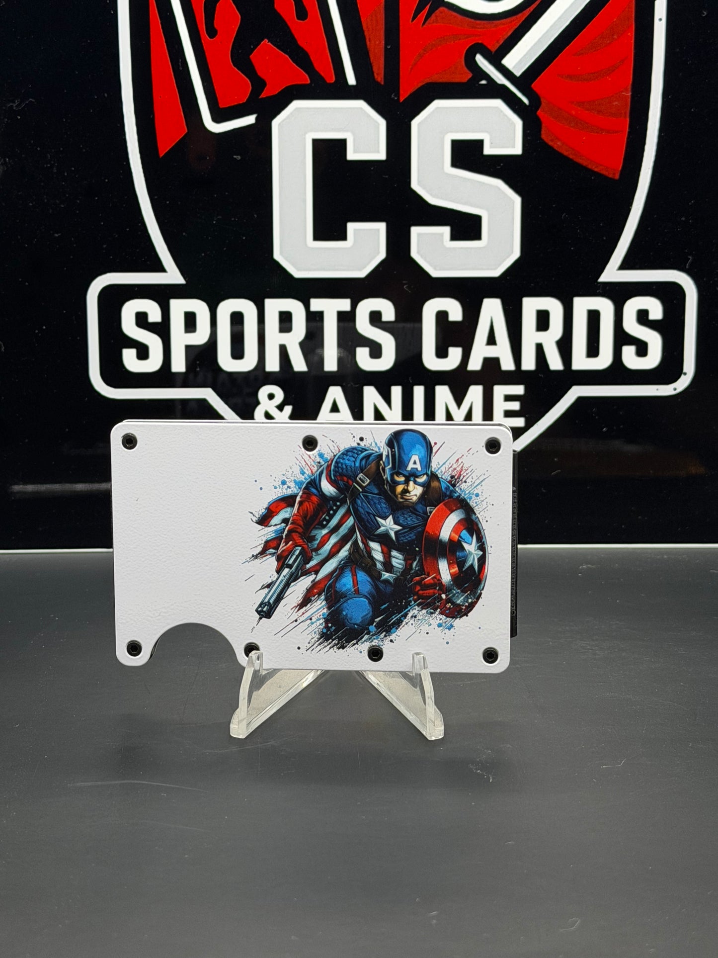 Captain America RFID Wallet | Minimalist Metal Wallet | CS Sports & Anime