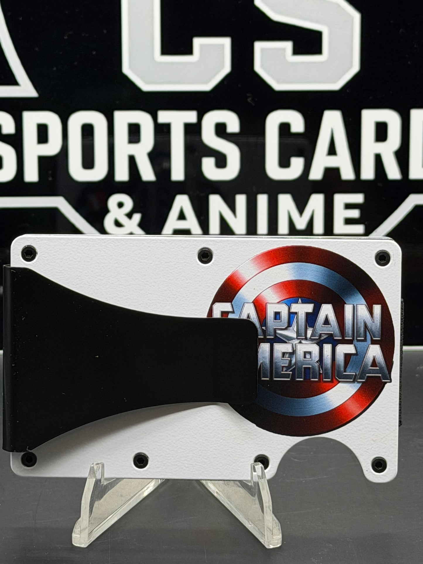 Captain America RFID Wallet | Minimalist Metal Wallet | CS Sports & Anime