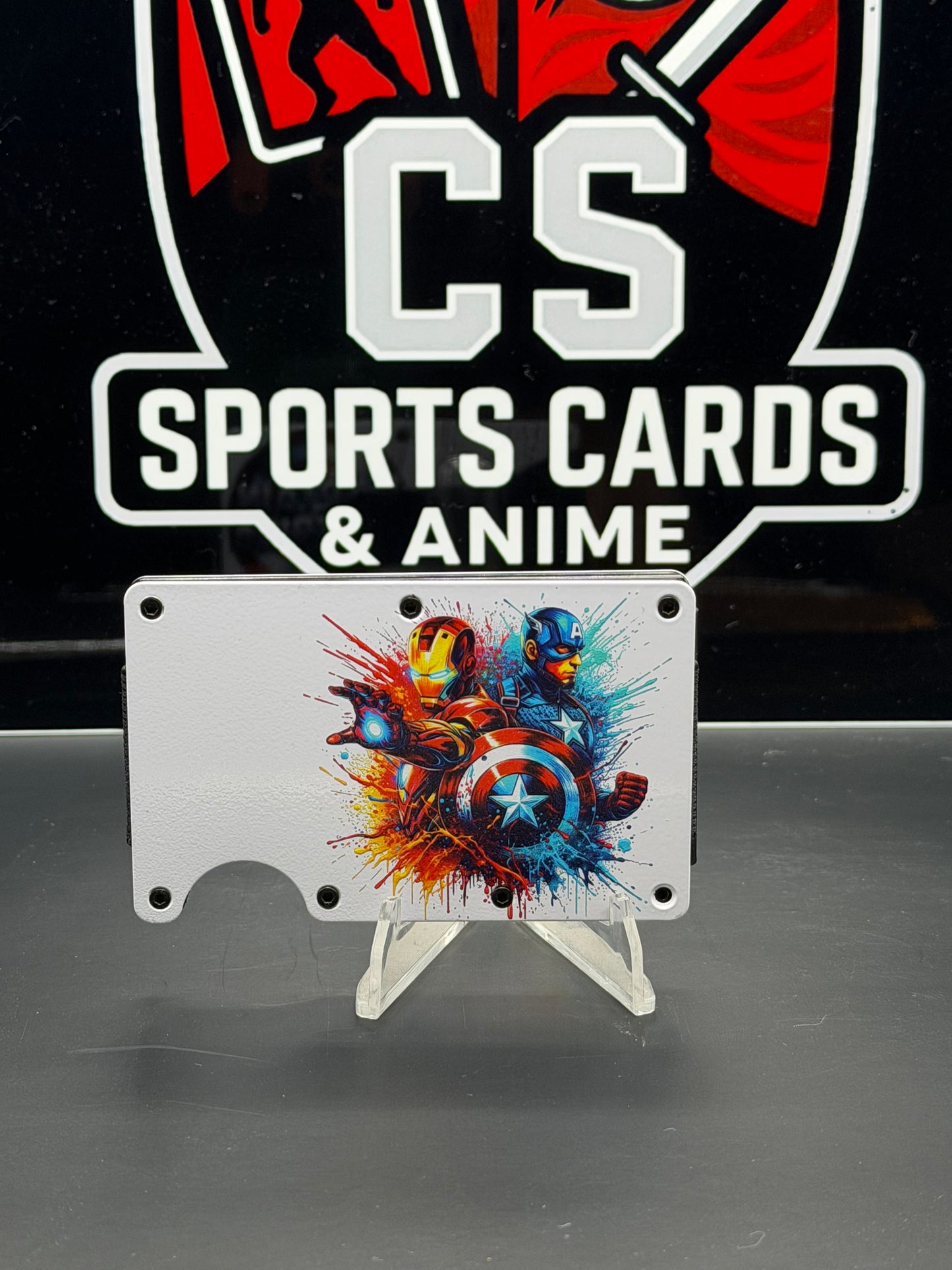 Iron Man & Captain America RFID Wallet | Minimalist Metal Wallet | CS Sports & Anime